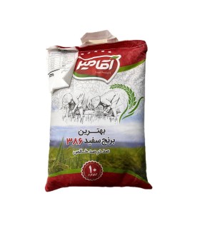 برنج پاكستاني 10 كيلو 386 آقامير