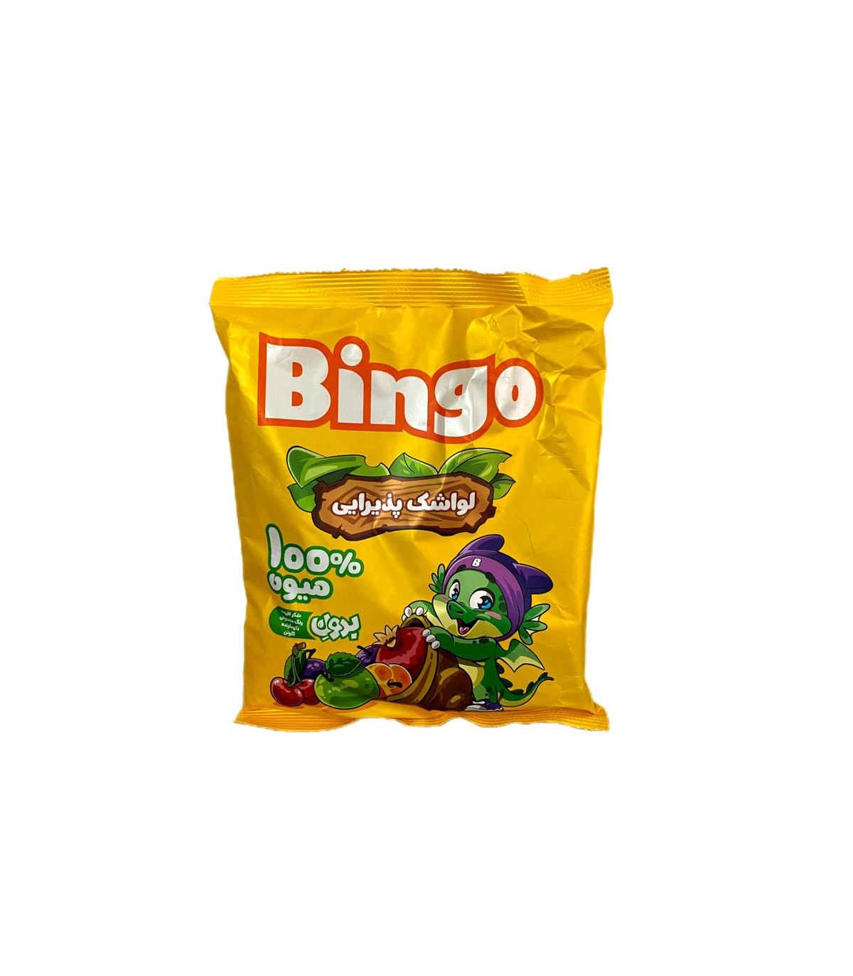 لواشك پذيرايي 375 گرم مخلوط ميوه بينگو Bingo