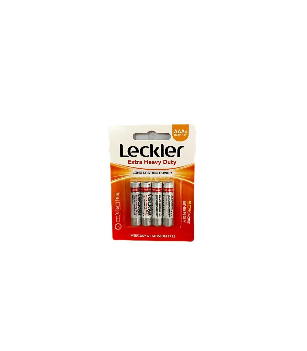 باطري نيم قلم 4 عددي لكلر Leckler