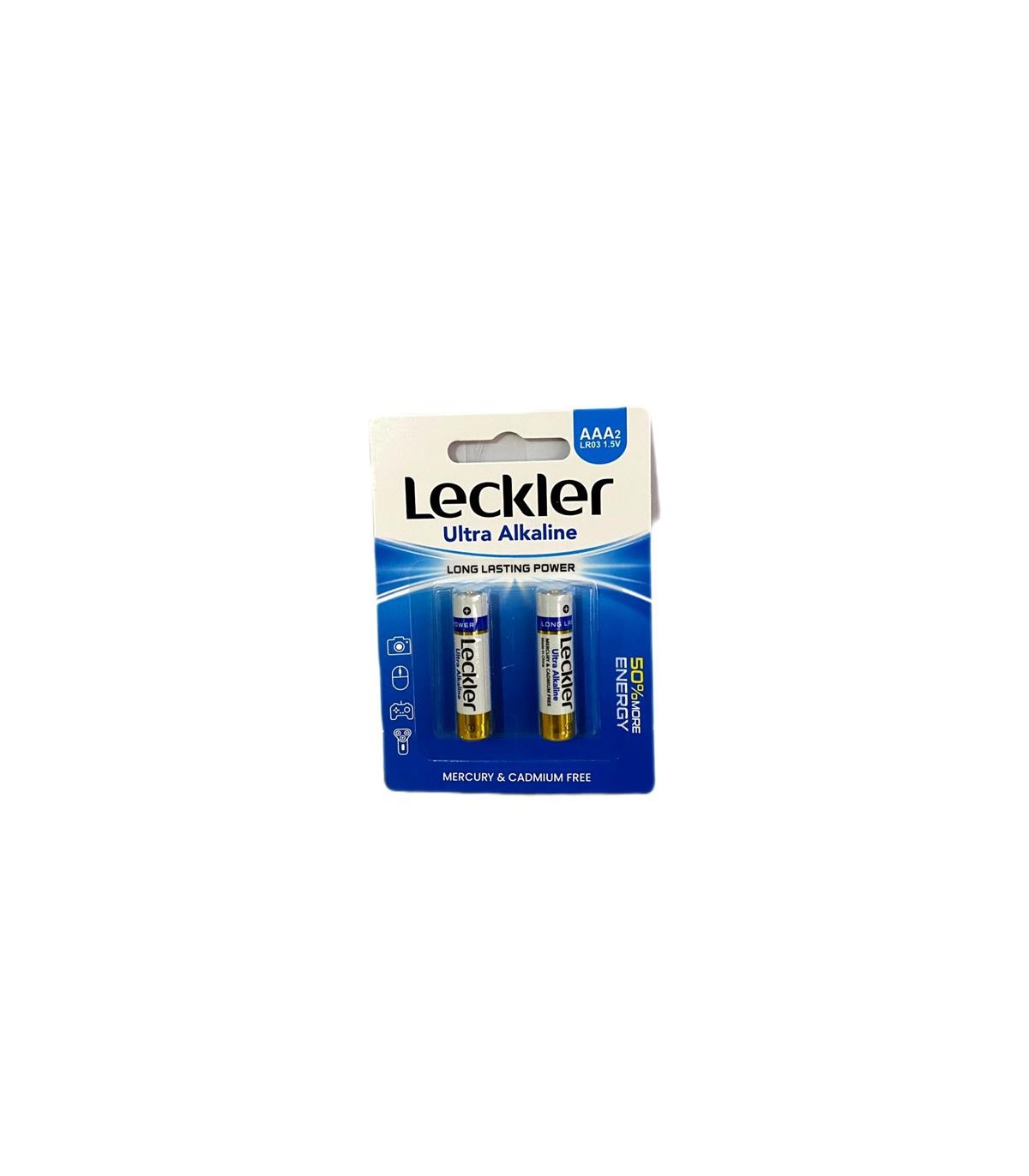 باطري نيم قلم 2 عددي آلكالاين لكلر Leckler