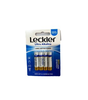 باطري نيم قلم 4 عددي آلكالاين لكلر Leckler