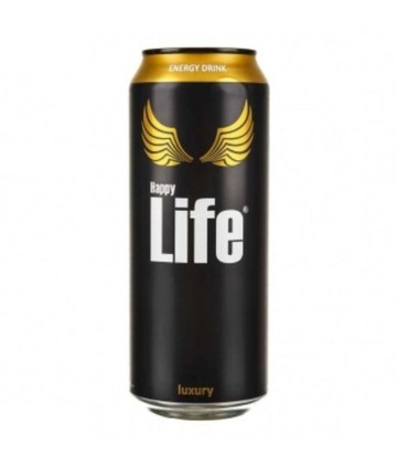 نوشيدني انرژي زا 500 ميل قوطي هپي لايف