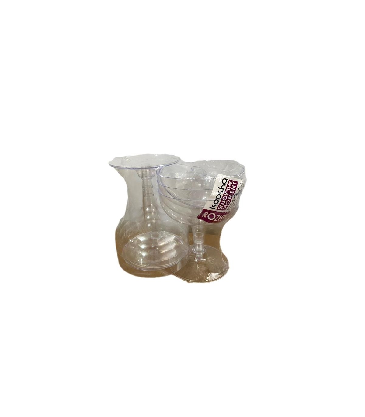يكبارمصرف جام روژين (6 عددي) 130cc كوشا