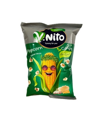 پاپ كورن طعم سس سزار V-Nito