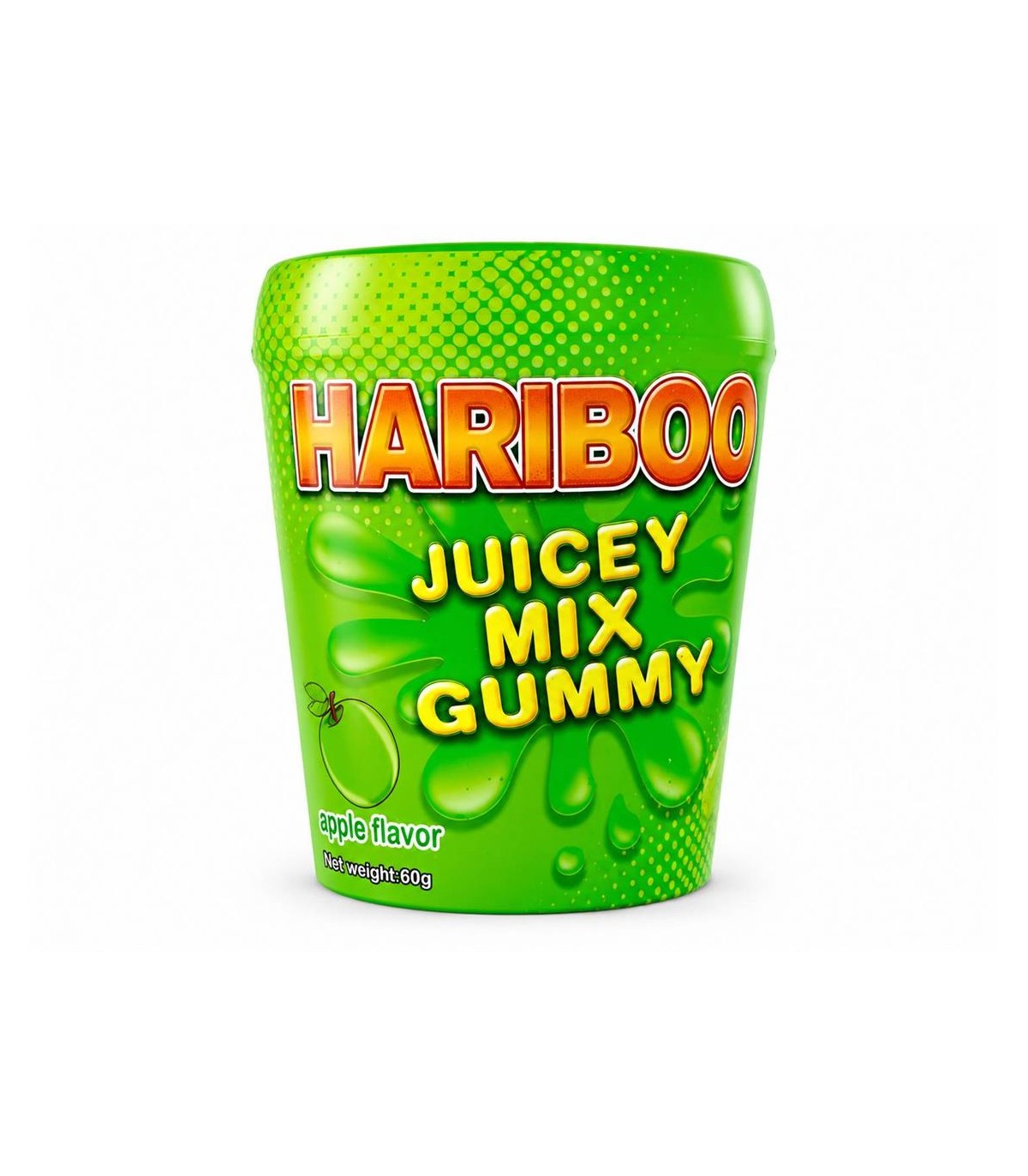 پاستيل 102 گرم سيب ظرفي HARIBOO