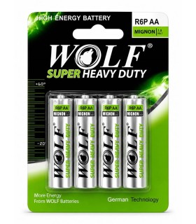 باطري قلم 4 عددي سوپر هيوي ديوتي وولف
