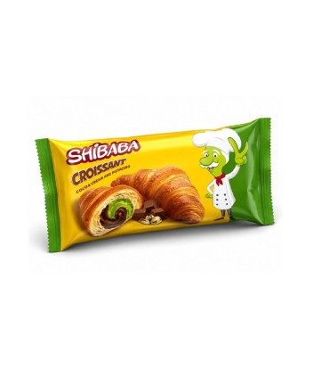 كروسان كاكائو و پسته شيبابا