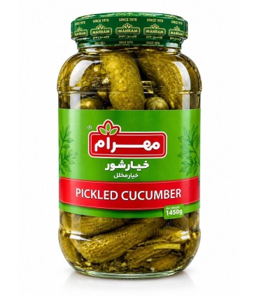 خيارشور 1450 گرم درجه يك مهرام