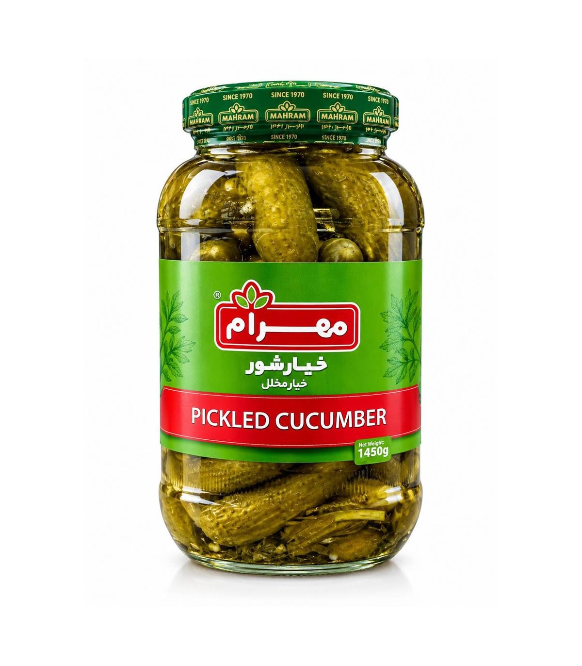 خيارشور 1450 گرم درجه يك مهرام