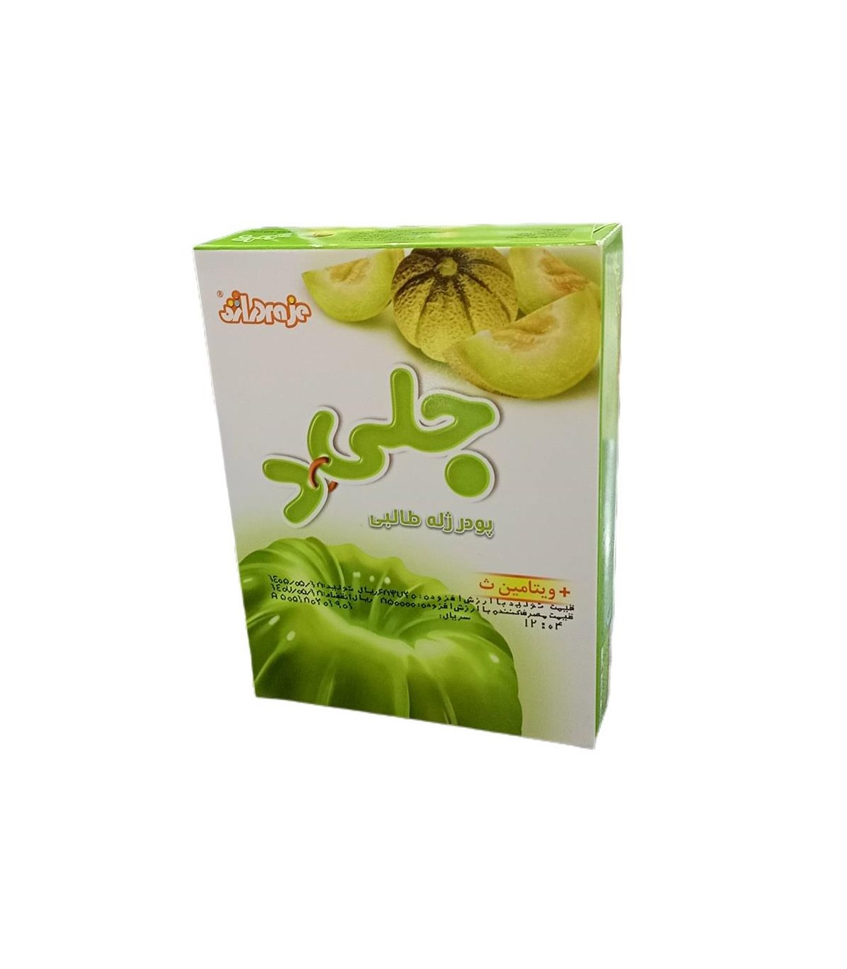 پودر ژله 100 گرم طالبي + ويتامين C دراژه