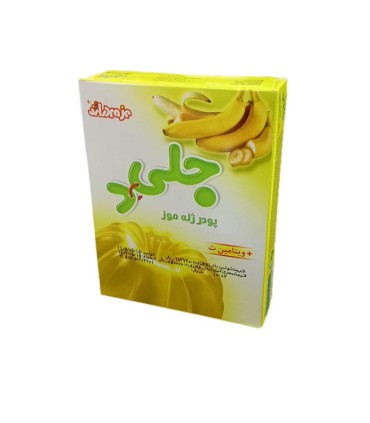 پودر ژله 100 گرم موز + ويتامين C دراژه