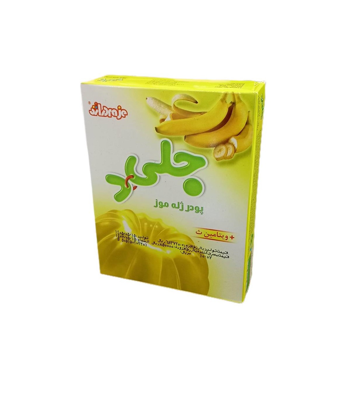 پودر ژله 100 گرم موز + ويتامين C دراژه