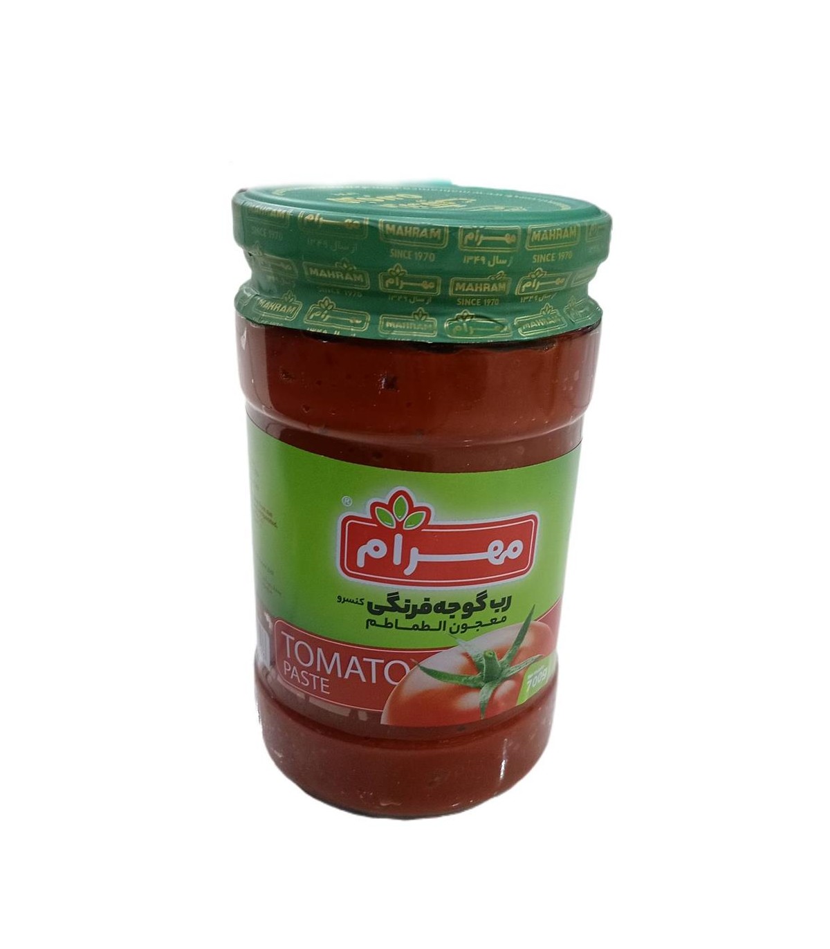 رب گوجه 700 گرم شيشه مهرام