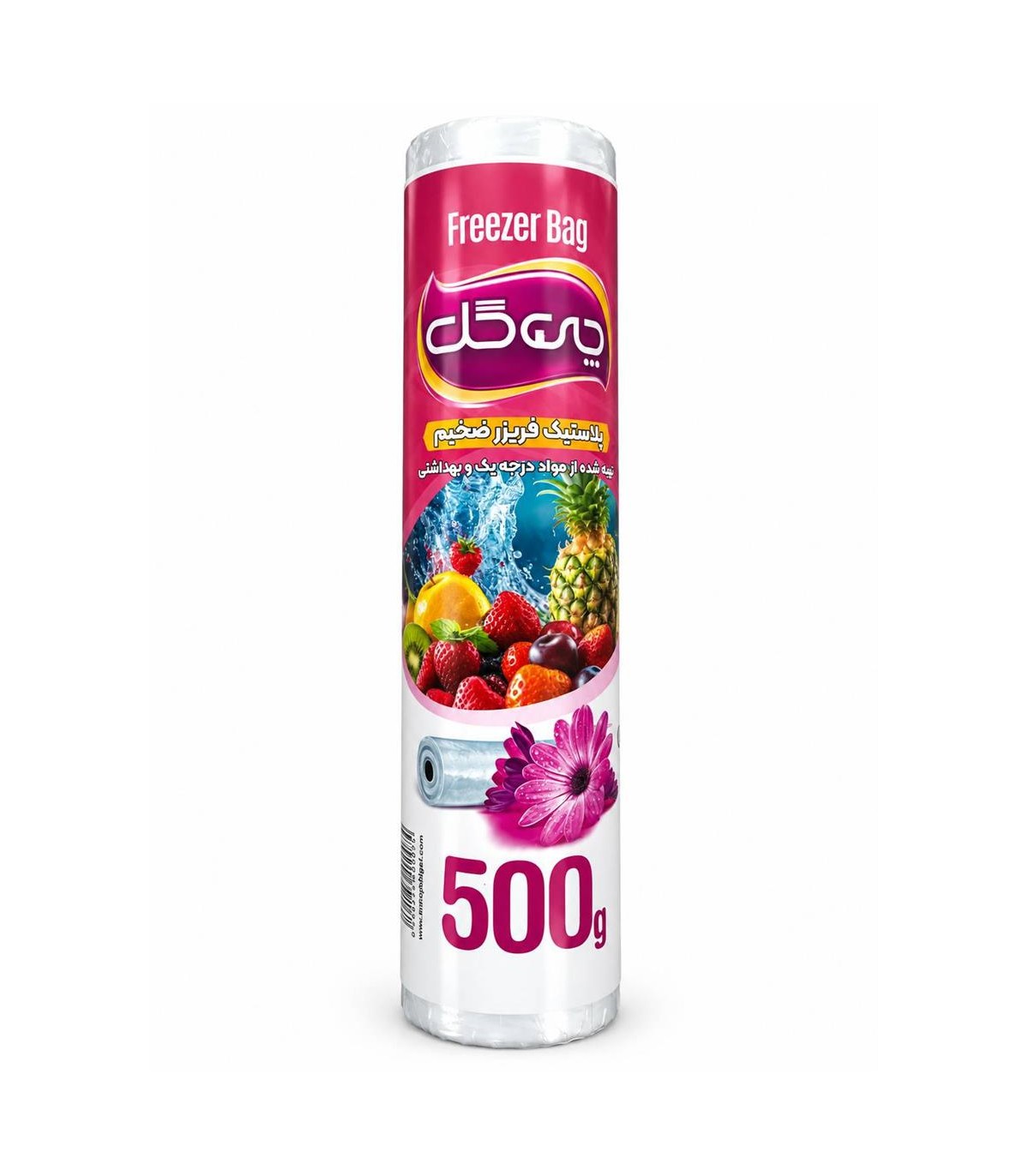 كيسه فريزر 500 گرم رولي چي گل