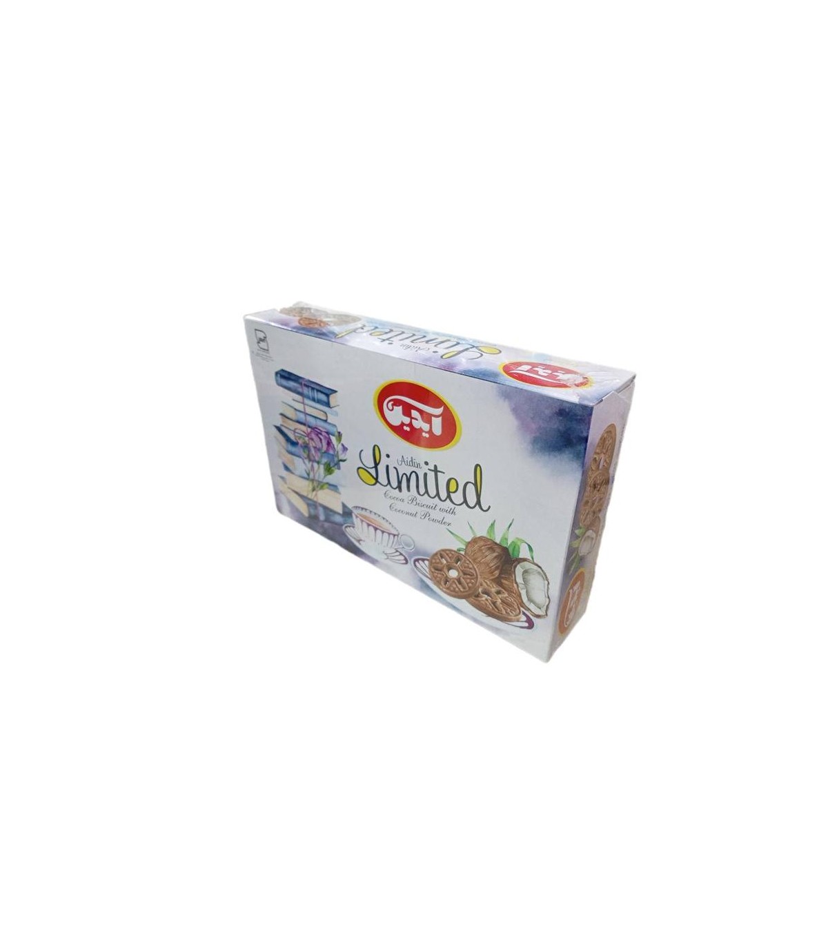 بيسكويت 345 گرم پذيرايي كاكائو نارگيلي آيدين