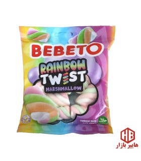 مارشمالو 60 گرم طنابي BEBETO