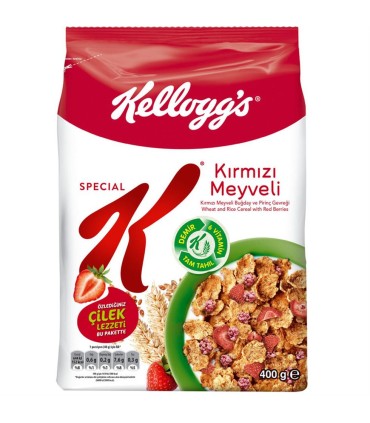 كورن فلكس 400 گرم اسپشيال كي توت فرنگي SPECIAL K