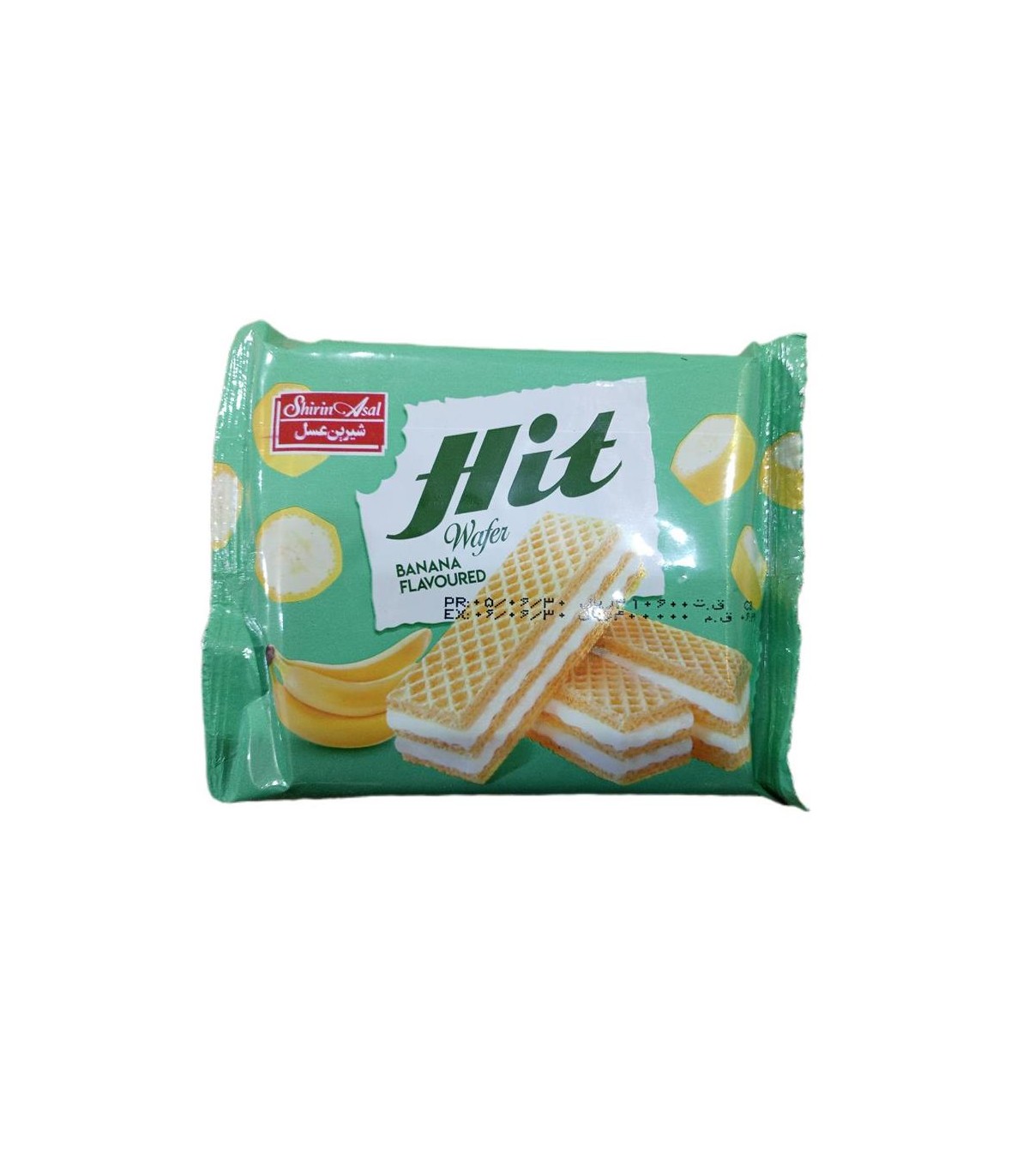 ويفر 50 گرم موز هيت شيرين عسل