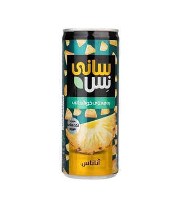 نوشيدني قوطي 240 ميل آناناس ساني نس