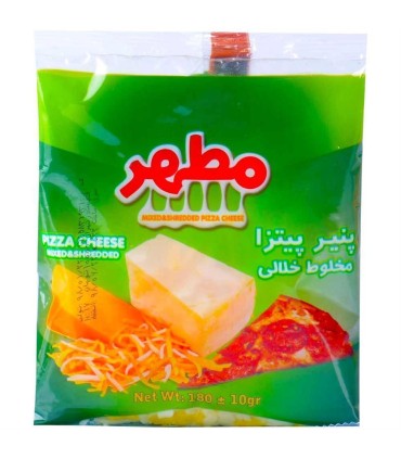 پنير پيتزا 180 گرم مخلوط مطهر