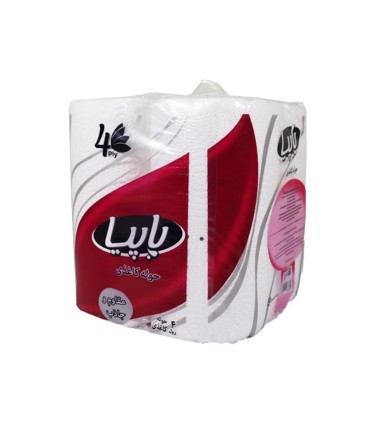 دستمال كاغذي حوله اي 4 رول پاپيا