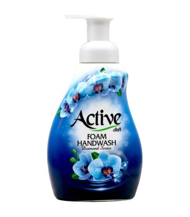 فوم دستشويي 500 ميل دياموند آبي اكتيو
