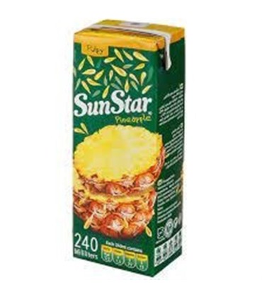 آبميوه 240 ميل پالپي آناناس سان استار