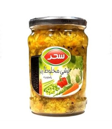 ترشي 650 گرم مخلوط ريز ملس سحر