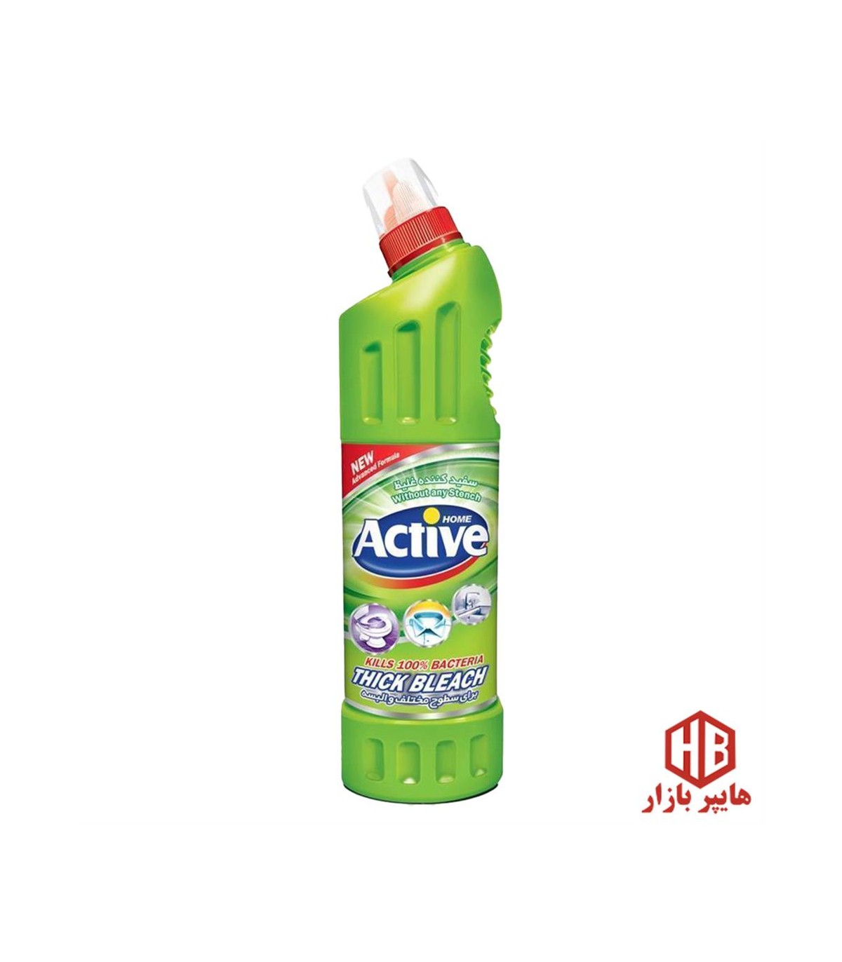 مايع سفيدكننده 1 ليتر سبز غليظ اكتيو