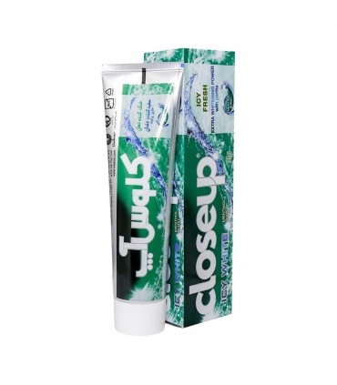 خميردندان 125 ميل سبز سفيد كننده نعنا كلوس آپ