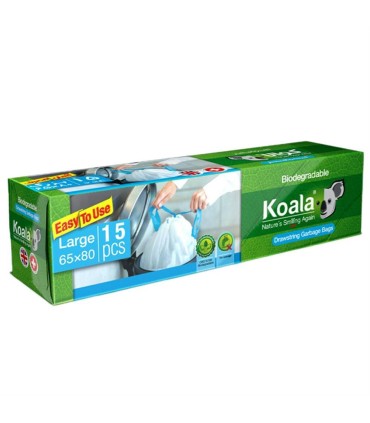 كيسه زباله بنددار بزرگ (15عددي) كوالا