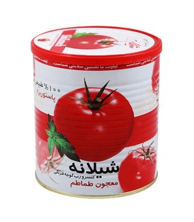 رب گوجه 800 گرم قوطي كليددار شيلانه