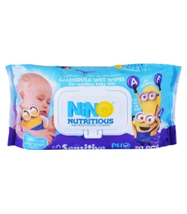 دستمال مرطوب كودك 70 برگ كالاندولا مينيون نينو