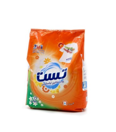 پودر لباسشويي 2 كيلو  ماشيني باغ پنهان تست