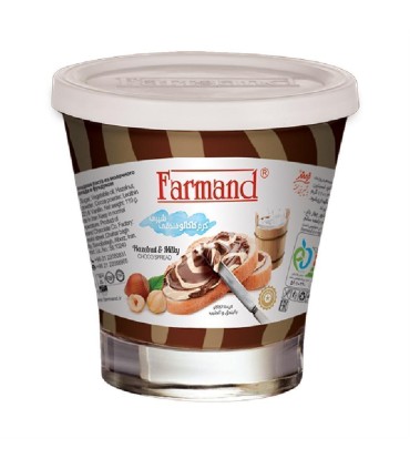 شكلات صبحانه 100 گرم فندقي دو رنگ فرمند