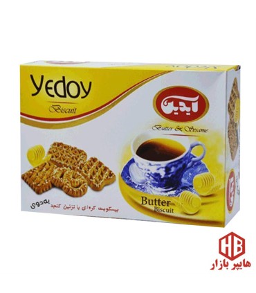 بيسكويت 330 گرم پذيرايي كره اي/ زنجبيل yedoy آيدين