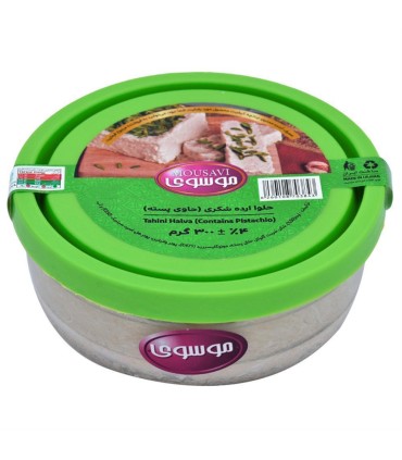 حلوا ارده 300 گرم پسته اي موسوي