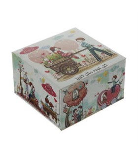 دستمال كاغذي جعبه اي 100 برگ گلدار الوان گلريز