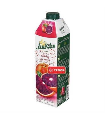 آبميوه پاكتي 1 ليتر پرتقال تو سرخ سان استار