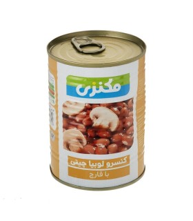 كنسرو 380 گرم لوبيا چيتي باقارچ مكنزي