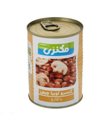 كنسرو 380 گرم لوبيا چيتي باقارچ مكنزي