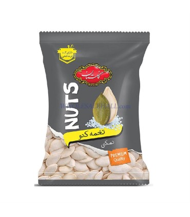 تخمه باپوست كدو شور 50 گرم گلستان