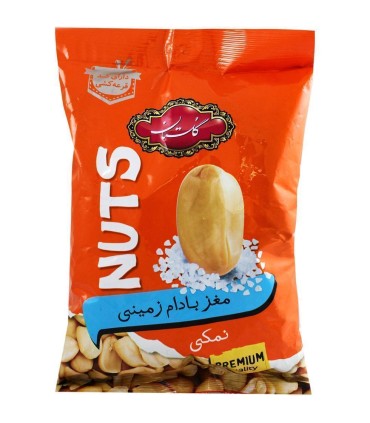 مغز بادام زميني 30 گرم نمكي گلستان