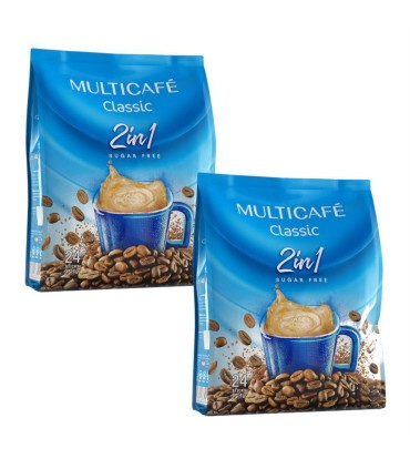 كافي ميكس (24 عددي) 1*2  كيسه اي بدون قند مولتي كافه