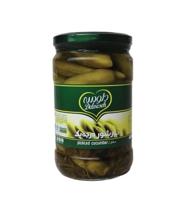 خيارشور 680 گرم درجه يك دلوسه