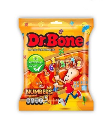 پاستيل 85 گرم اعداد دكتربن