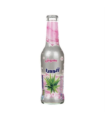 نوشيدني 250ميل آلوئه ورا شيشه بهنوش