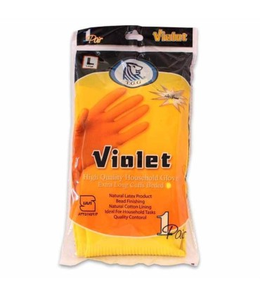 دستكش آشپزخانه ساق بلند بزرگ ويولت