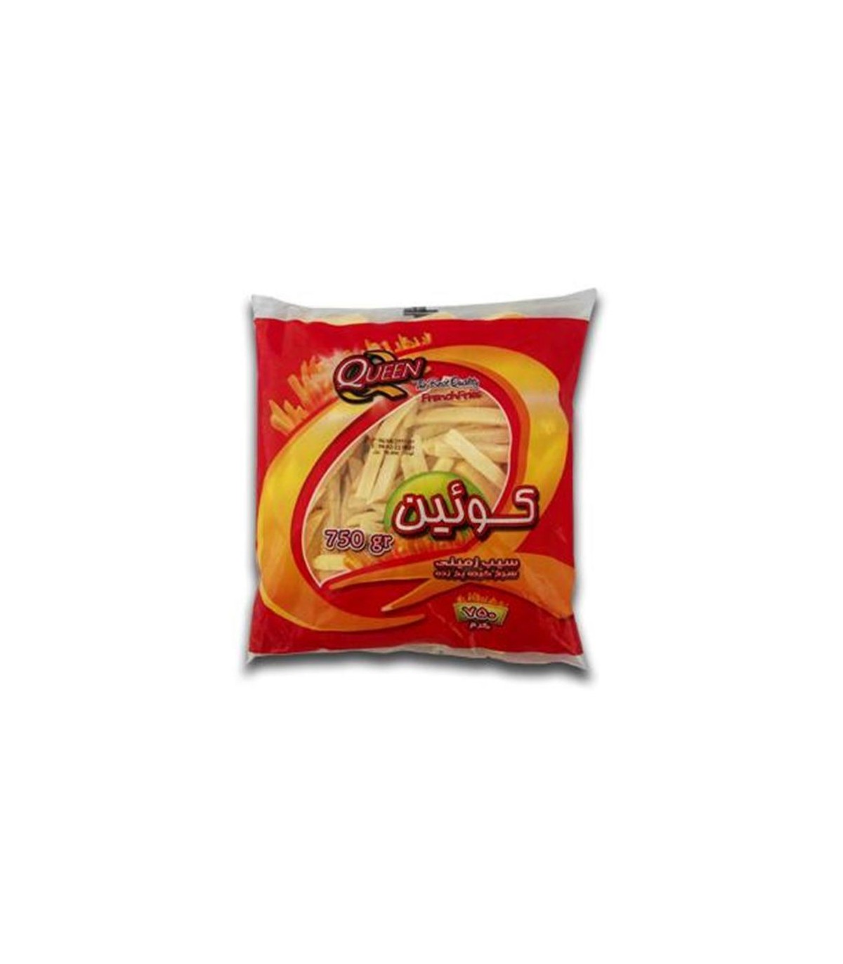 خلال سيب زميني منجمد 750 گرم كوئين