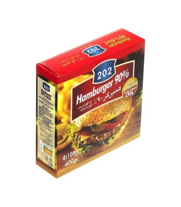 همبرگر 400 گرم 90 % 202